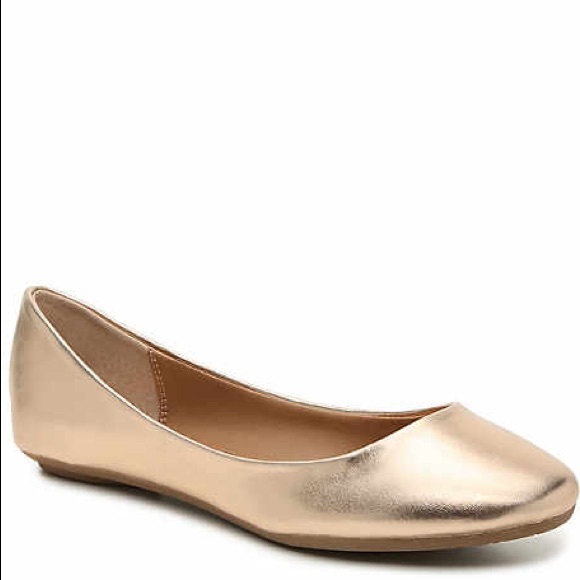 steve madden gold flats